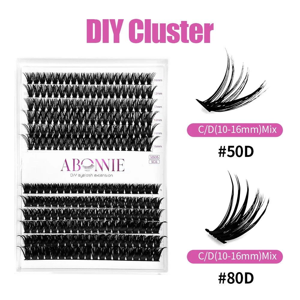 DIY Lash Extension Kits BOX / Mix / 30P Eyelash Kit GlowZone