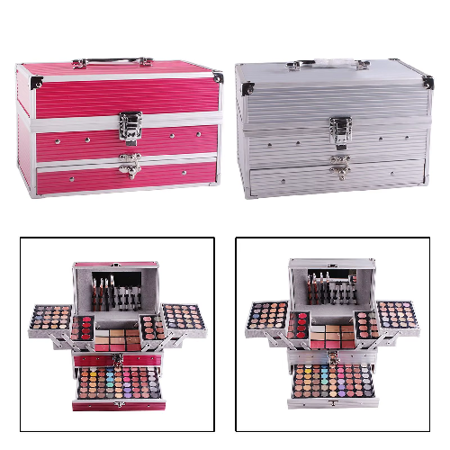 Professional Makeup Box Kit -Miss Rose Cosmetic Set GlowZone