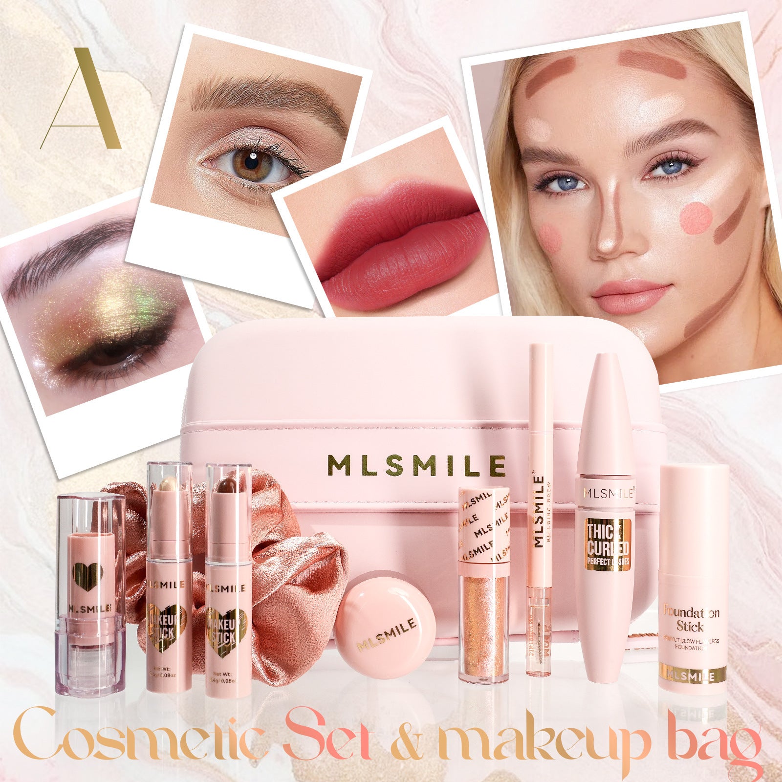 Mekup Cosmetic Set - 09Pc Suit A Cosmetic Set GlowZone
