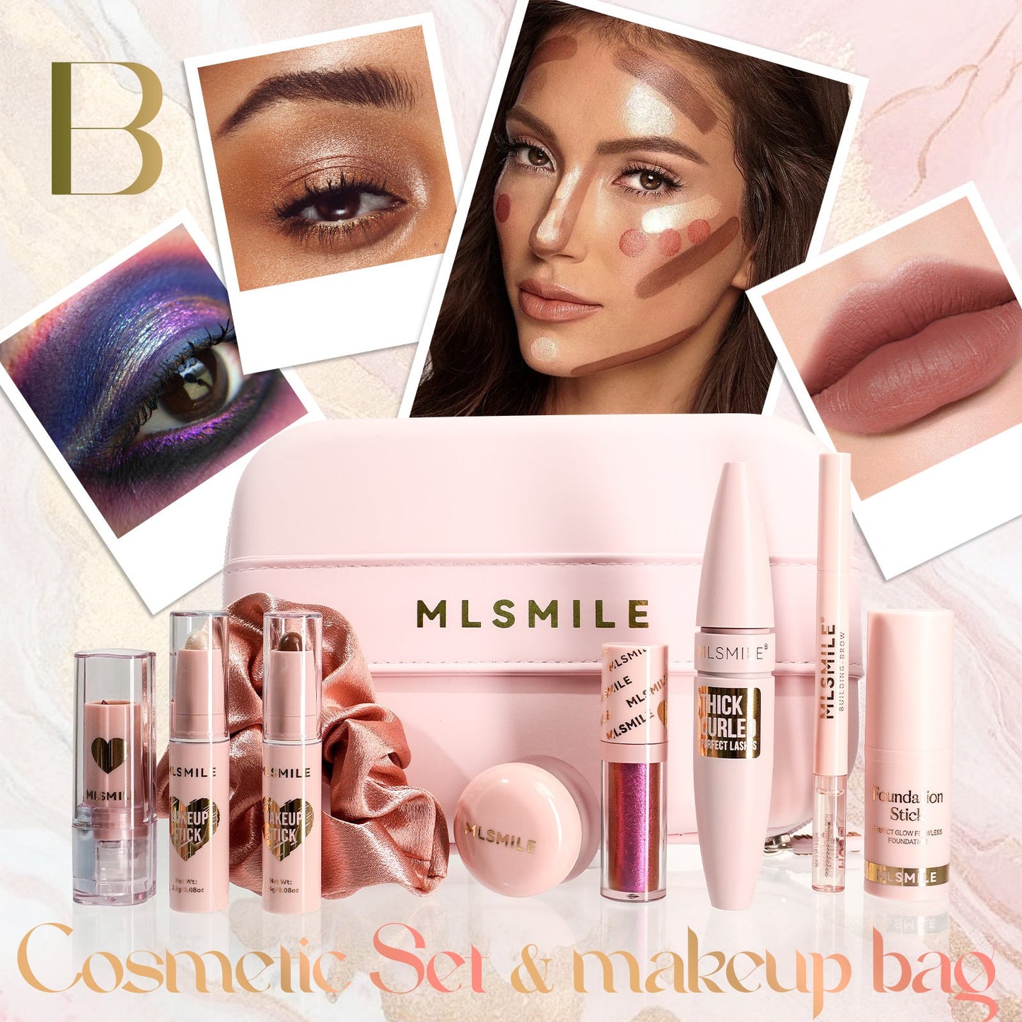 Mekup Cosmetic Set - 09Pc Suit B Cosmetic Set GlowZone